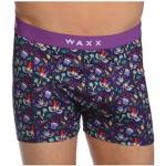 Boxers Waxx violets en polyester lavable en machine Taille L look fashion pour homme 