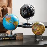 Globes terrestres multicolores en plastique imprimé carte du monde modernes 