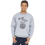 Sweats gris à motif ours bio made in France Taille M look fashion pour homme 