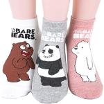 We Bare Bears socks Women's Socks 3 pairs (Grizzly