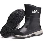 Chaussures montantes noires en microfibre avec embout composite Pointure 44 look fashion pour homme 