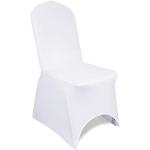 Housses de chaise à rayures en tissu extensibles en lot de 10 