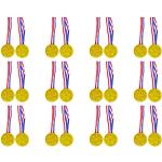 GeeRic 12 Pièces Médaille d'argent avec Rubans de Cou, Médaille de  Récompense pour Enfants, Médailles du Gagnant Prix d'or pour Le Sport, Les  Compétitions, Les Fêtes, Style Olympique 5 cm : 