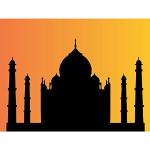 Décors muraux Wee Blue Coo à motif Taj Mahal 