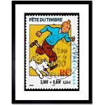 Posters Wee Blue Coo bleus Écosse Tintin 