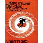 Wee Blue Coo Prints Movie Film Vertigo 1958 USA Saul Bass James Stewart HITCHCOCKS Print CC3364