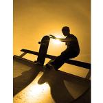 Wee Blue Coo Prints Photography Sport Skateboarding Silhouette Skater Sun Art 30x40 cms Poster Print Planche Affiche