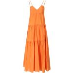 Weili Zheng - Dresses > Day Dresses > Midi Dresses - Orange -