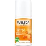 Déodorants Weleda bio naturels vegan 50 ml applicateur à bille hydratants pour femme en promo 