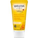 Shampoings Weleda Calendula bio naturels sans savon 20 ml texture crème 