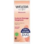 Huiles de massage Weleda bio naturelles en lot de 2 pour femme enceinte 100 ml pour le corps 