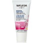 Crèmes de nuit Weleda bio naturelles à huile de rose musquée 30 ml pour le visage hydratantes pour peaux ternes 