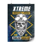 Wellcoda Motocross Affiche Freestyle A2 (60cm x 42cm) Affiche Idéal pour l'encadrement, Facile à accrocher, Papier épais Art de