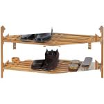 WENKO Etagère Chaussure bois, rangement chaussure bois, modulable, 69 x 40.5 x 27 cm