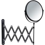 Miroirs muraux Wenko noirs en acier avec bras extensible 