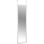 WENKO Miroir pour les portes Arcadia blanc - Miroir mural, miroir suspendu, Polystyrène, 30 x 120 cm, Blanc