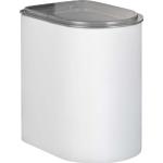 Wesco Boîte de conservation LOFT 2 litres en tôle d'acier de qualité supérieure avec couvercle en acrylique de couleur blanc mat – Convient à un usage alimentaire – Hermétique – Idéal pour les tiroirs