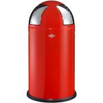 Wesco Design xl poubelle KICKMASTER MAXI 40l a pédale rouge de déchets de collection 