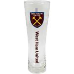 West Ham United Grand verre à bière avec blason officiel de football.