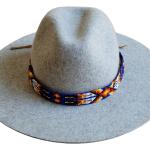 Chapeaux de cowboy bleues foncé en cuir synthétique enfant 