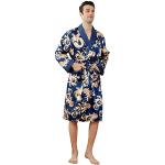 Robes de chambre longues en polyester Taille 3 XL look asiatique pour homme 