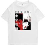 WFSWG Tokyo Ghoul T-Shirt Kaneki Ken Cosplay Costume Mode Casual Graphique Imprimé À Manches Courtes Tee Shirt pour Hommes Femmes
