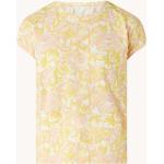 T-shirts à imprimés Whistles jaunes à imprimé animal à motif panthères Taille M look fashion pour femme 