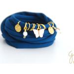 Bracelets de perles blancs en verre à perles à motif papillons look fashion pour femme 