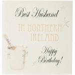 White Cotton Card Best Husband en Northern Ireland