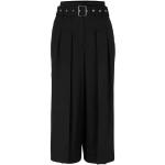 Pantalons large de créateur HUGO BOSS BOSS noirs en laine Taille XXS pour femme 
