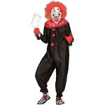 Déguisements de clown rouges à pompons Taille S look fashion 