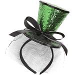 Chapeaux haut de forme Widmann verts à paillettes pour femme 