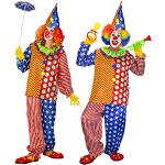 Déguisements de clown Widmann multicolores Taille XXL look fashion 