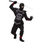 Déguisements Widmann noirs de ninja enfant en promo 
