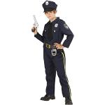 "POLICE OFFICER" (shirt with tie, pants, hat) - (140 cm / 8-10 Years)