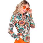 Chemisiers  multicolores à motif fleurs Taille XL look hippie pour femme 
