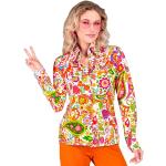 Chemisiers  multicolores à motif fleurs Taille XL look hippie pour femme 