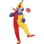 Déguisements de clown multicolores à pompons Taille XXL look fashion 