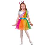 Déguisements de licorne Widmann multicolores à motif licornes Taille 2 ans pour fille 