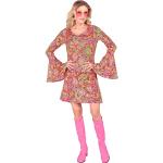 Déguisements des années 70 multicolores à motif paisley à motif fleurs Taille XL look hippie 