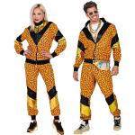 Vestes de survêtement Widmann multicolores à effet léopard métalliques à motif animaux Taille L look fashion 
