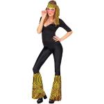 Chaussettes Widmann dorées à rayures à rayures look hippie pour femme 