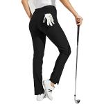 Pantalons de Golf noirs imperméables respirants stretch Taille M look fashion pour femme 