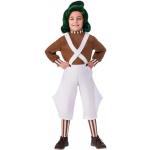 Willy Wonka & the Chocolate Factory Childrens/Kids Oompa Loompa Costume
