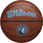 Wilson Ballon de Basket TEAM ALLIANCE, MINNESOTA TIMBERWOLVES, intérieur/extérieur, cuir mixte taille : 7