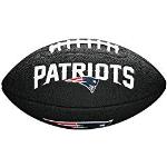 Ballons Wilson noirs de football américain New England Patriots en promo 