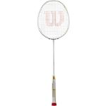Raquettes de badminton Wilson blanches en graphite 