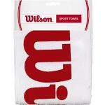 Serviettes de sport Wilson rouges lavable en machine 60x120 