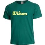 T-shirts Wilson verts en coton à manches courtes à manches courtes Taille XXL look fashion pour homme 