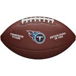 Ballons Wilson en cuir de football américain Tennessee Titans en promo 
